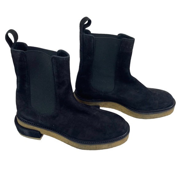 FRAME Platform Le Canon Cork-Inspired Platform Chelsea Boots Black EUR 40 - Picture 7 of 14